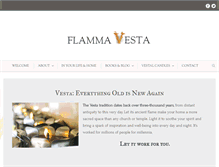 Tablet Screenshot of flammavesta.com